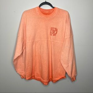 DISNEY WORLD Coral Neon Spirit Jersey Small